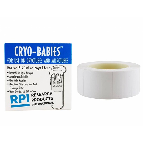 Cryo-Babies, Roll, White, 1.5-2.0ml, 1000/pk, 1000PK